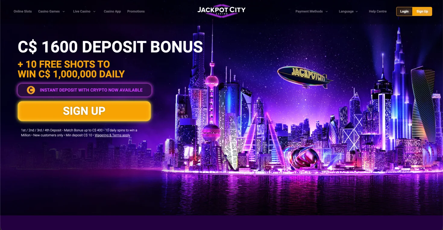 Jackpot City: Trusted online casino in Canada