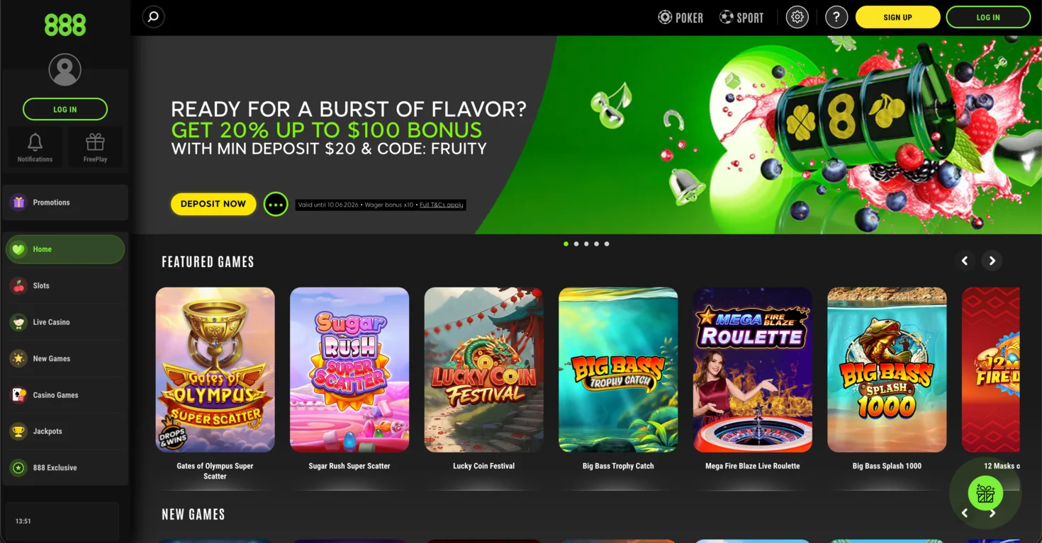 888 Casino: Trusted fast withdrawal casino