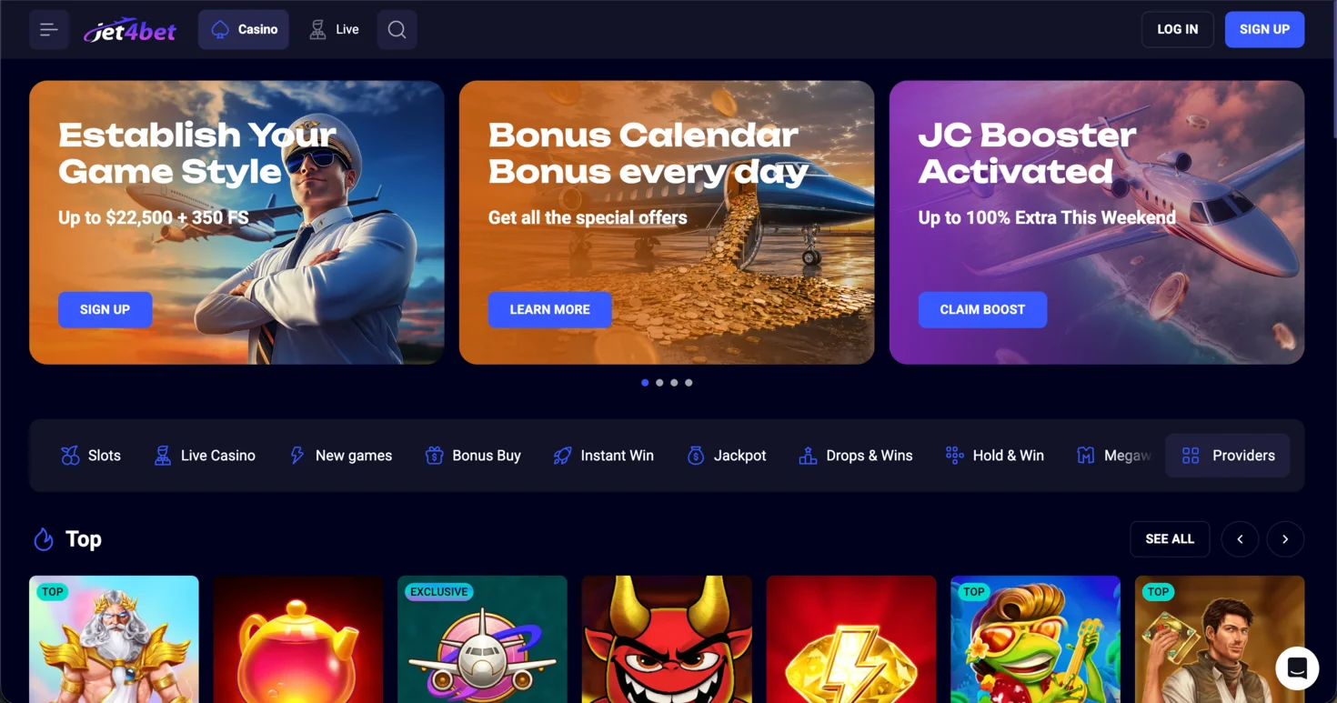 Jet4Bet: Best casino site in Canada