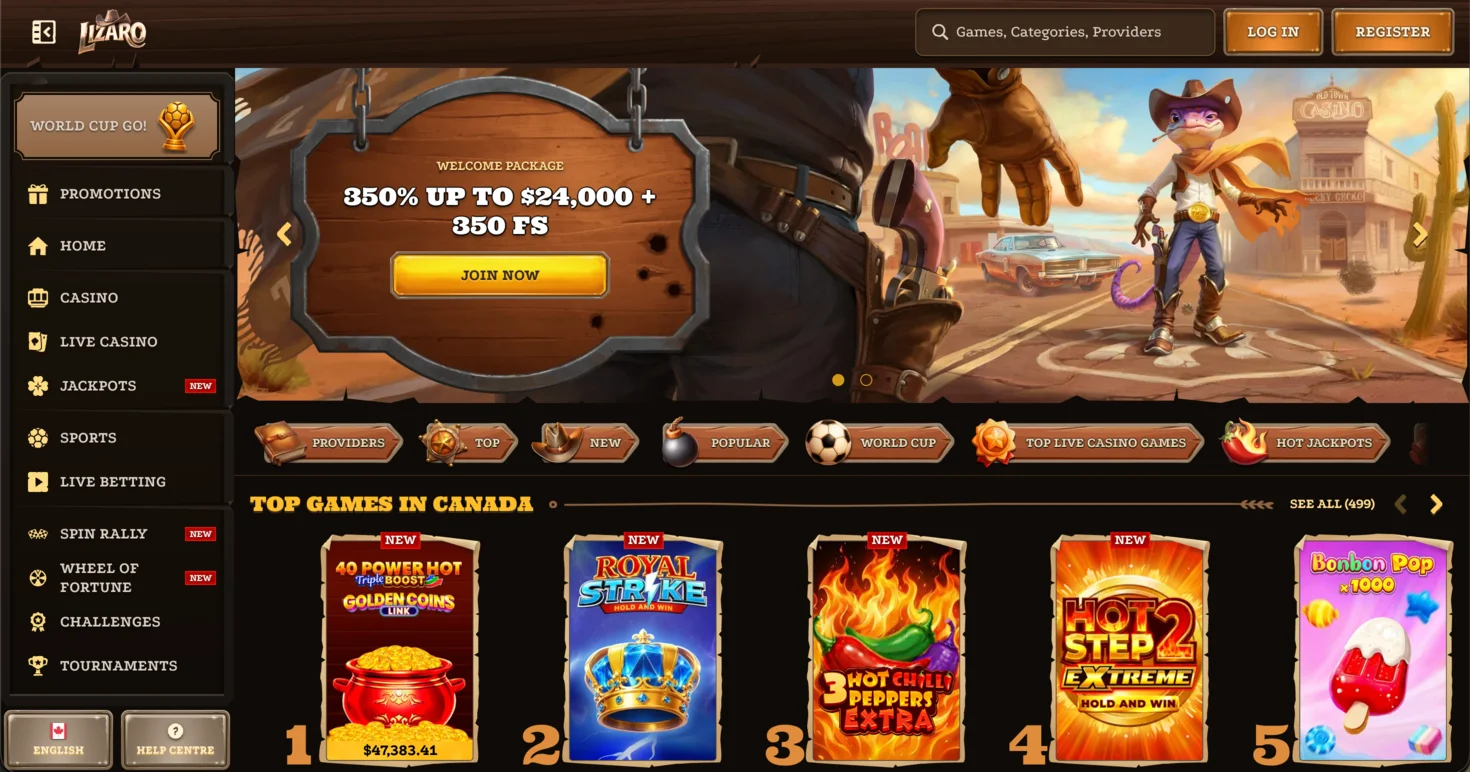 Lizaro: Best Canadian online casino